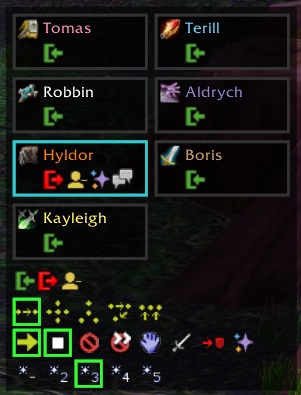 wow tbc 2.4.3 playerbot set combat orders